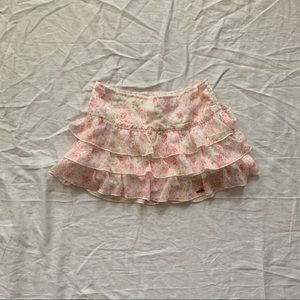 Ruffled Mini Skirt